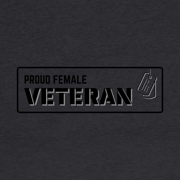 Female Veteran / Military / USA / Vet by Freedom & Liberty Apparel